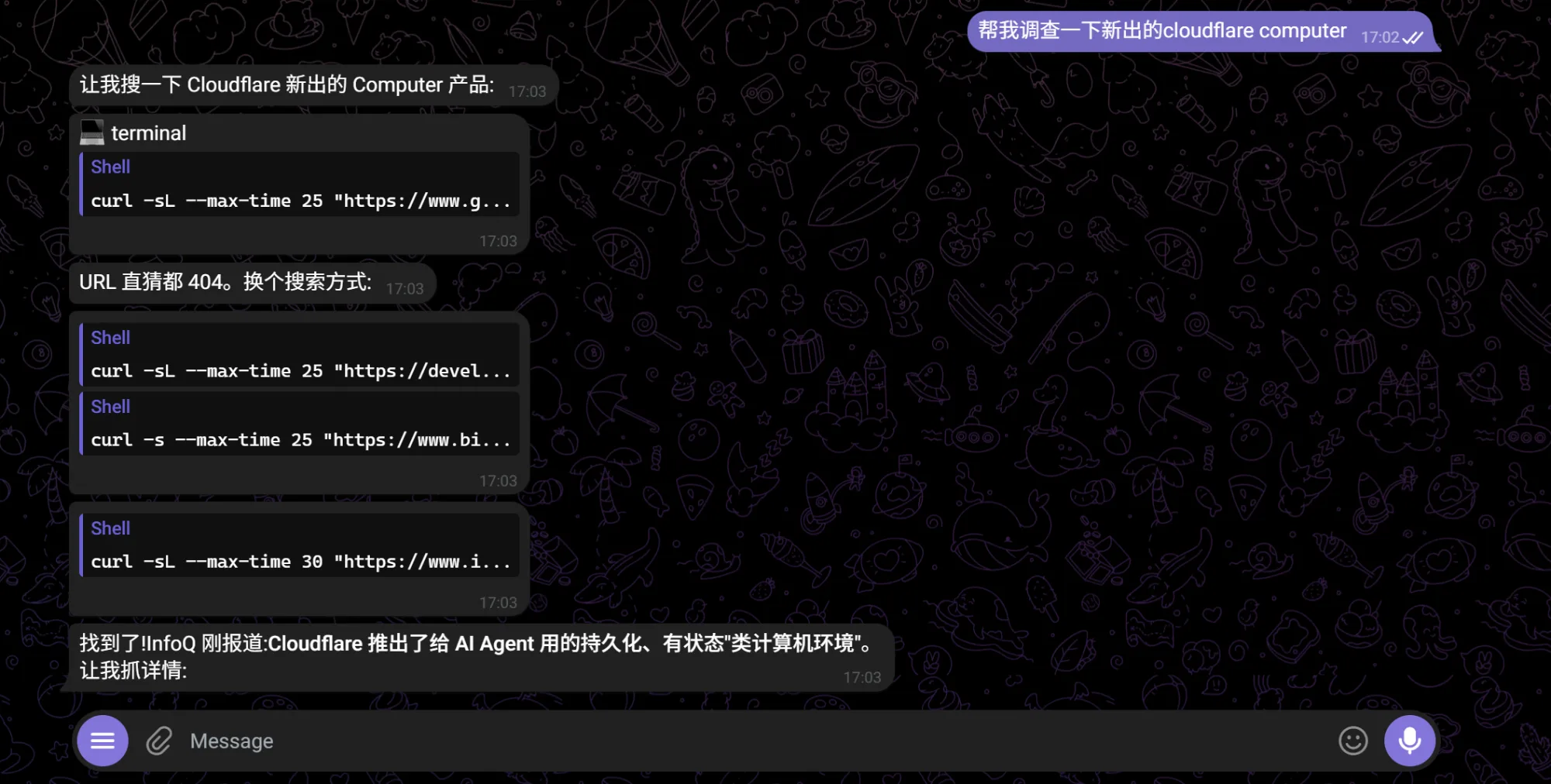tg conversation